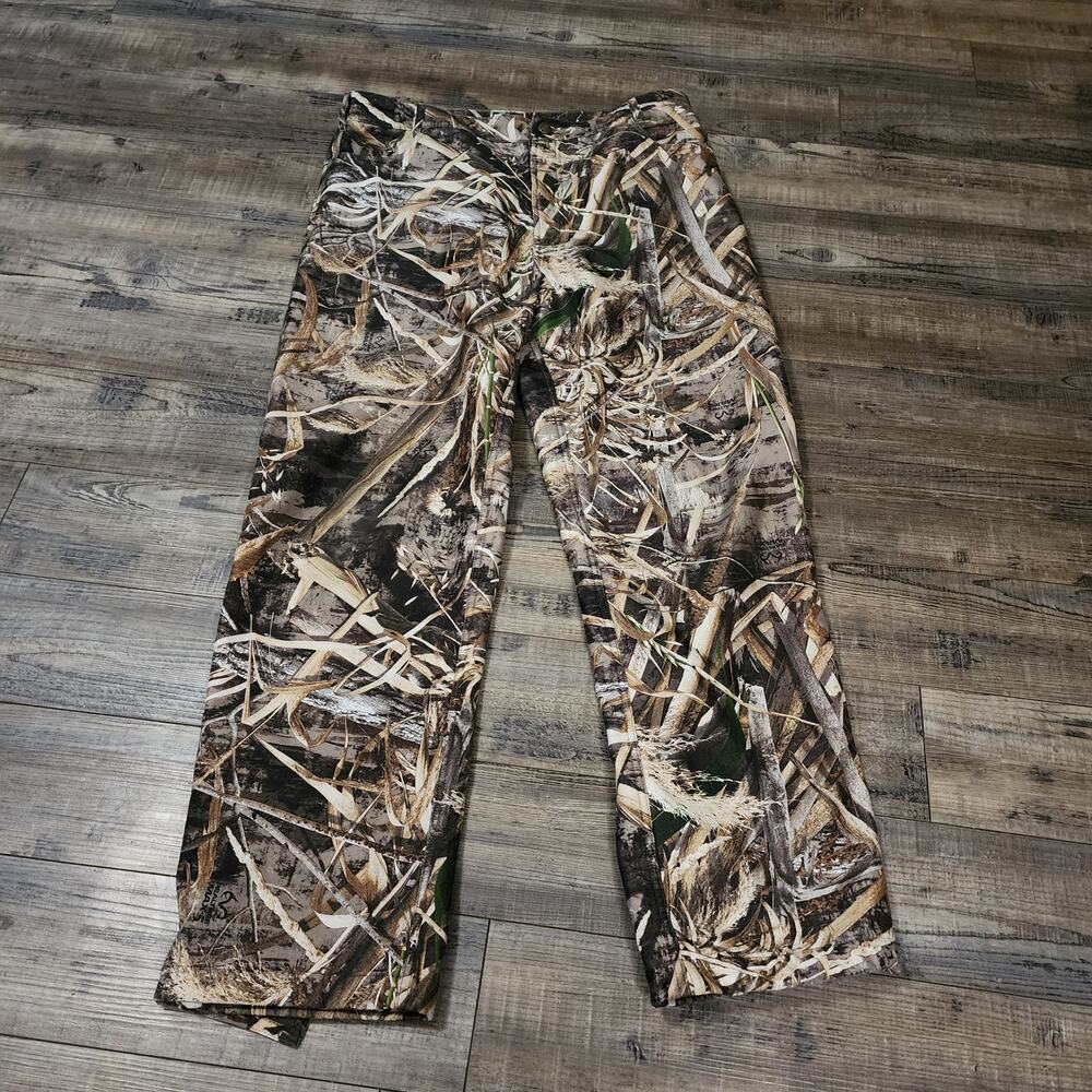 Drake Waterfowl Fleece Lined hunting pants size Large Camo